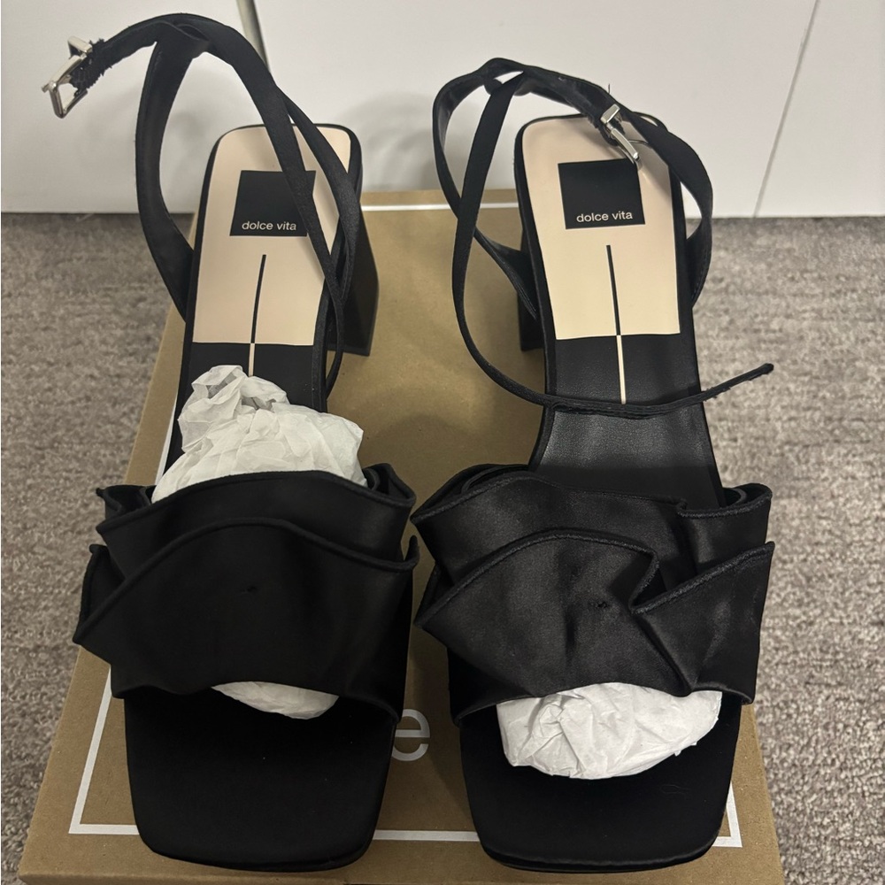 Dolce Vita Black Strappy Sandals
